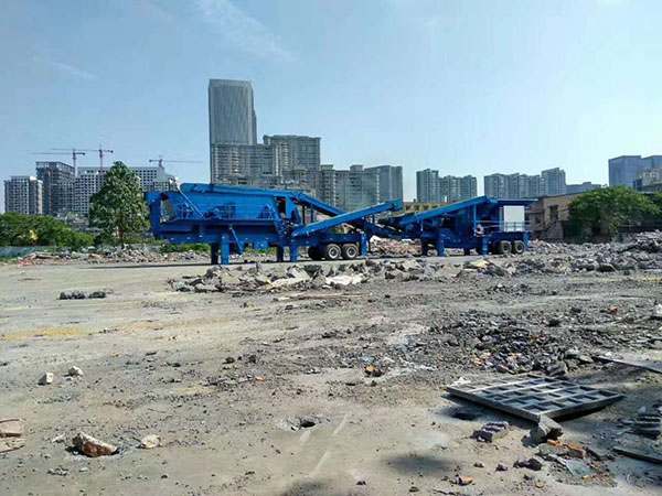 河北移动碎石机移动破碎机站报价