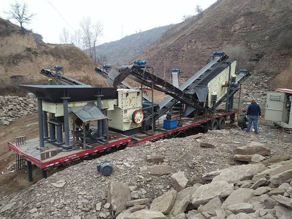 北京那有移动破碎机价钱