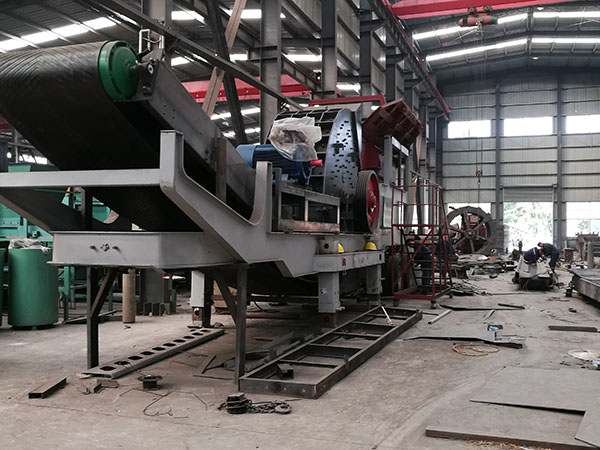 云南德国进口重锤破碎机站的应用