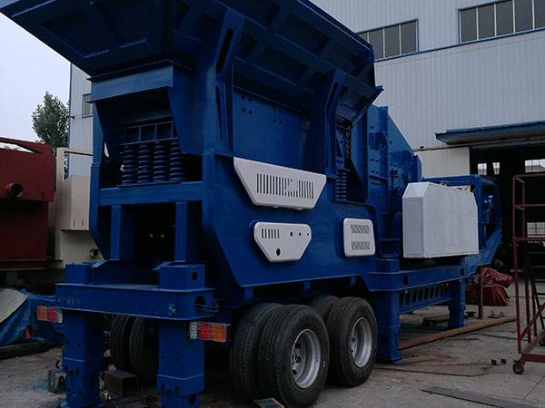 重庆美斯达移动破碎机安装