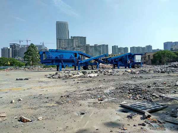 安徽建筑垃圾移动破碎机租赁