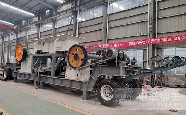 移动建筑垃圾破碎筛分