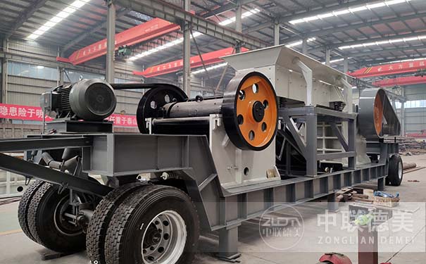 建筑垃圾移动破碎站